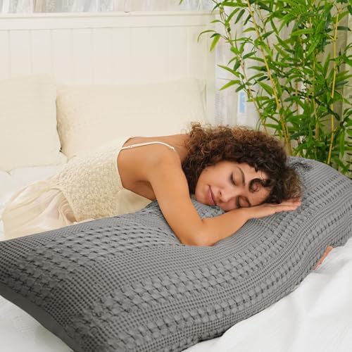 PHF 100% Cotton Waffle Body Pillowcase - Image 3