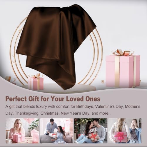 LYSHIN Silk Pillow Cases 2 Pack Standard Size - Image 6