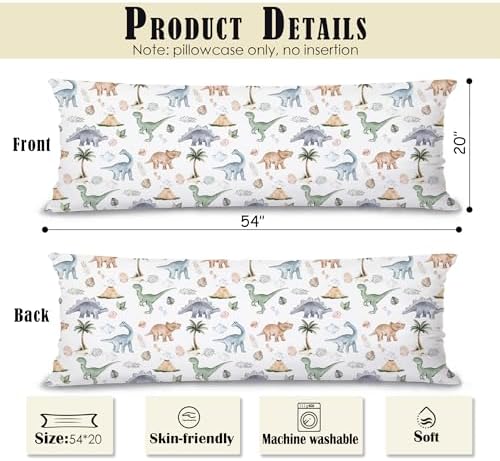 Cow Print 20x54 Body Pillow Cover, Cow Print Room Bedroom Decor, Rustic - Image 2