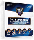 All-in-One Mattress Protector, Zippered Encasement, Water & Stain Resistant by Bed+Bug+Blocker