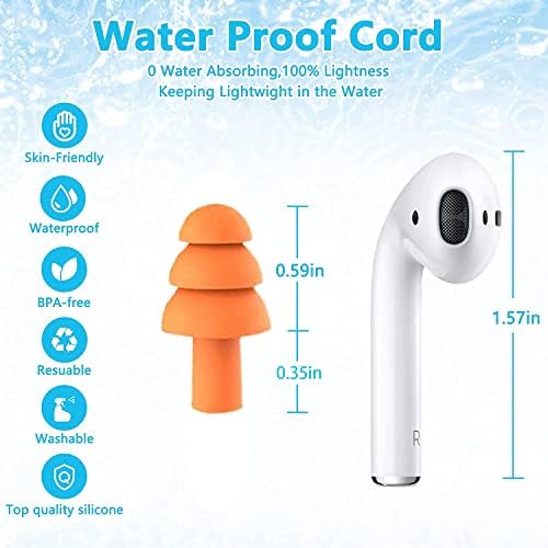 5 Pairs Sleep Earplugs, Silicone Ear Plugs - Image 2