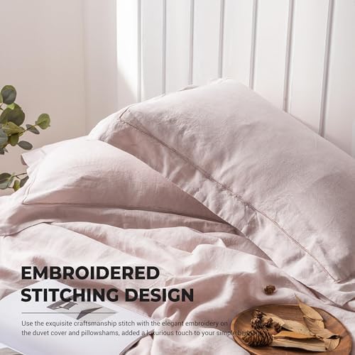 Simple&Opulence 100% French Linen Duvet Cover Set - Image 3