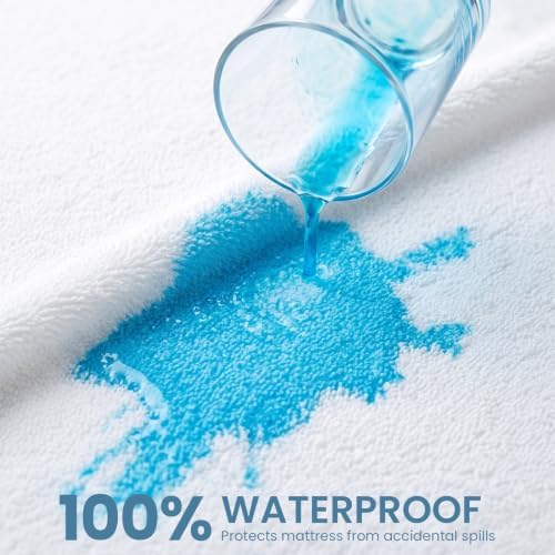 TASTELIFE Full Waterproof Mattress Protector, Microfiber, 54x75 Inches - Image 3