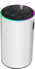 Waterless Essential Oil Diffuser, 7 Colors LED Light, Battery Powered Mini by konchile