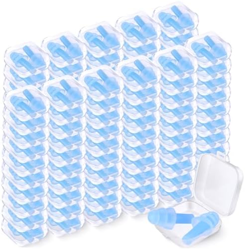 Trelaco 100 Pairs Silicone Ear Plugs Bulk by TrelaCo