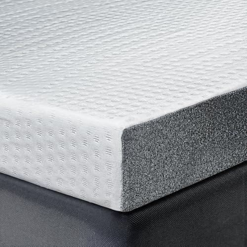 HOMRELEXA Cooling Mattress Topper Queen Size 4 Inch, Cooling Gel & Bamboo by HOMRELEXA