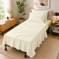 Cottingon 4 PC Cot Sheet Set 30"X75", Egyptian Cotton by COTTINGON