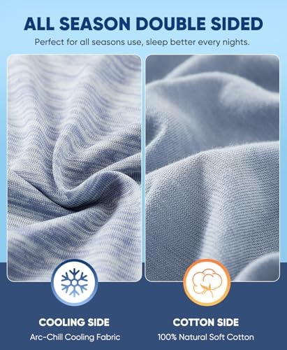 LUXEAR Cooling Pillow Cases for Hot Sleepers, Standard Size - Image 5