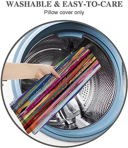 Rainbow Color Body Pillow Cover, Long Pillowcase - Image 7