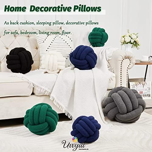 Uvvyui Knot Pillow Ball, Soft Home Decorative Pillows, Round Throw Pillow - Image 5