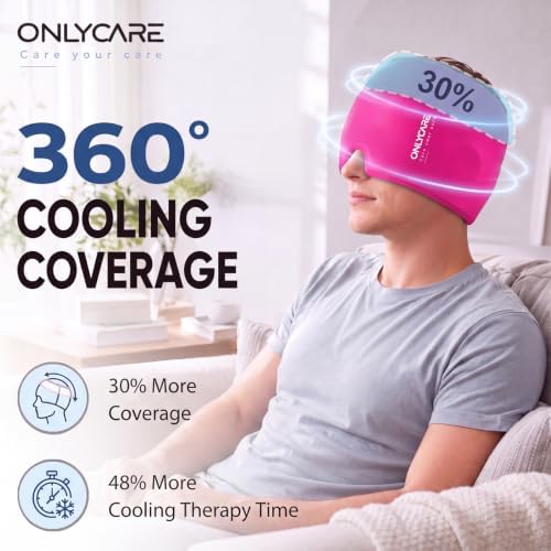 ONLYCARE Migraine Relief Cap, Headache Relief Cold Cap - Image 4