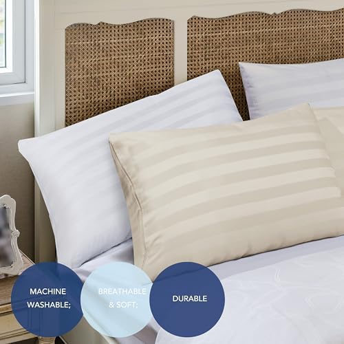 Toddler Pillow Protector Set of 2, 100% Egyptian Cotton Pillow Cases - Image 5