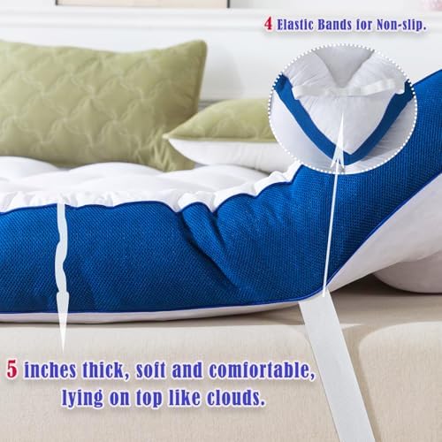 WhatsBedding 4 Inch Memory Foam King Mattress Topper - Image 2