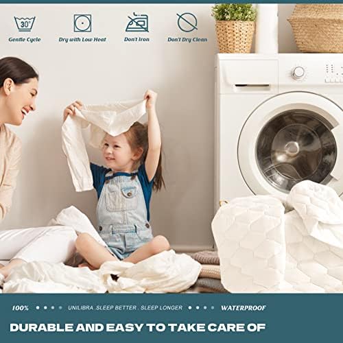 UNILIBRA Twin XL Mattress Protector Waterproof, Deep Pocket Mattress Pad Cover - Image 6