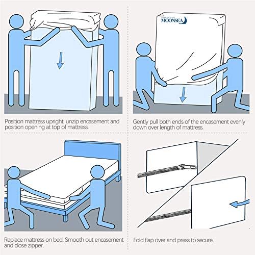 Twin XL Mattress Protector Zippered, Soft Terry Surface Mattress Encasement - Image 3