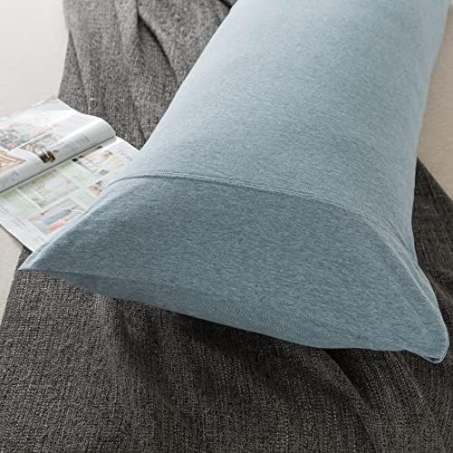 H HOUSEHOLD 100% Jersey Knit Cotton Body Size Pillowcases Set of 1, Super Soft - Image 3