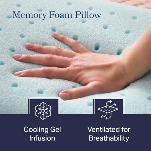WEEKENDER Cooling Gel Memory Foam Pillows - Image 5