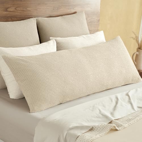 PHF Cotton Waffle Body Pillowcase by PHF