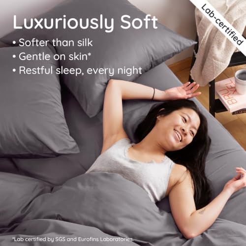 Bambaw 100% Viscose Derived from Bamboo Twin XL Fitted Sheet – Cooling Fitted - Image 5