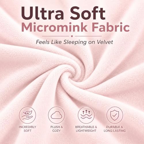 EVOLIVE Micromink Euro Sham Cover 26"x26", Hidden Zipper, 1 Pack - Image 4