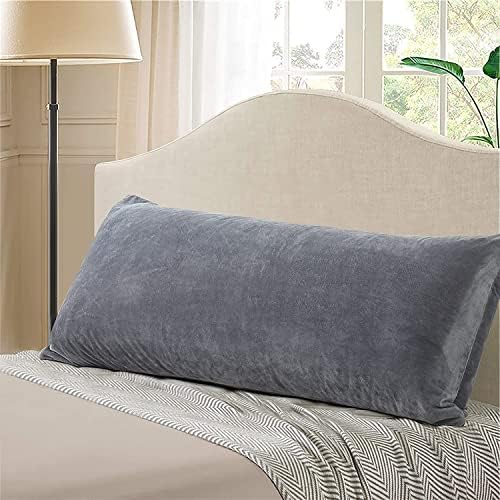 EVOLIVE Micromink Body Pillow Cover 21"x54", Zipper Closure - Image 4