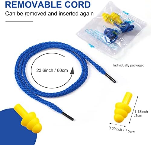 Tondiamo 200 Pairs Ear Plug Bulk - Image 2