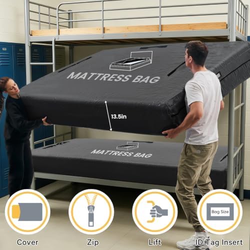 Mattress Bags for Moving and Storage, BETU Waterproof Mattress Protector Twin - Image 5
