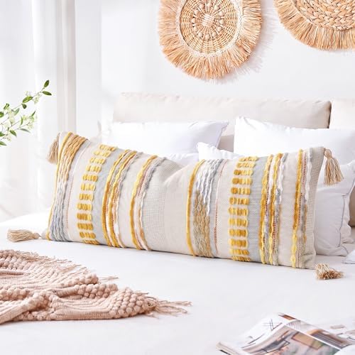 NUYECY Chenille and Cotton Long Pillow by NUYECY