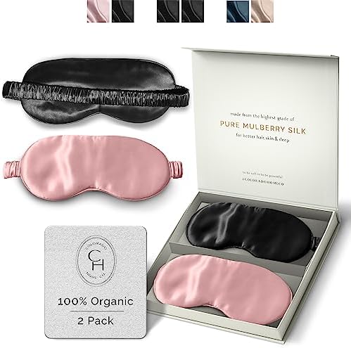 Silk Sleep Mask for Women and Men by ColoradoHomeCo