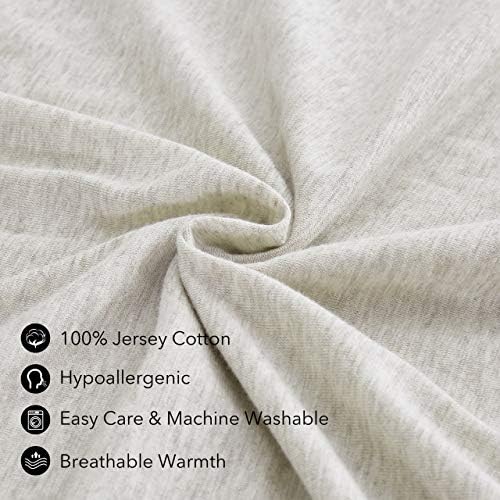 Oubonun 21 x 54 Inch 100% Jersey Cotton Long Body Pillow Cover - Image 4