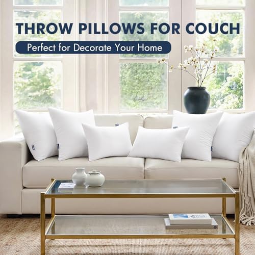 MIULEE 28x28 Euro Pillow Insert 1 Pack, Throw Pillows - Image 2