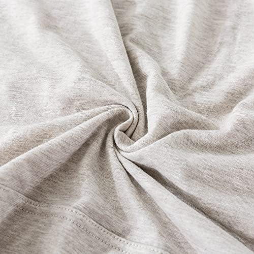 H HOUSEHOLD 100% Jersey Knit Cotton Body Size Pillowcases Set of 1, Super Soft - Image 4