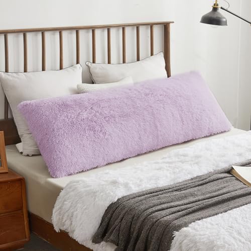 XeGe Soft Plush Fluffy Faux Fur Body Pillow Cover by XeGe