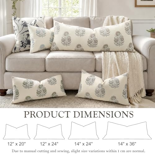 Vintage Floral 14x36 Lumbar Pillow Cover - Image 7