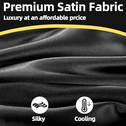 BALAPET Silky Satin Pregnancy Pillow Cover, U Shaped Smooth Maternity Pillow - Image 3
