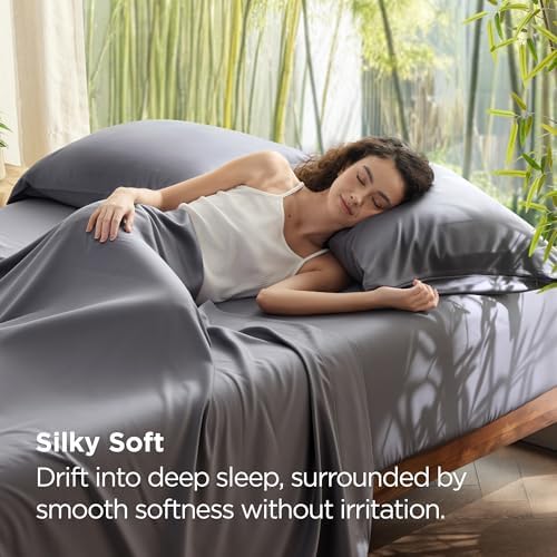 Bedsure Zipper Pillow Cases Queen Size from Rayon Derived from Bamboo - Image 3