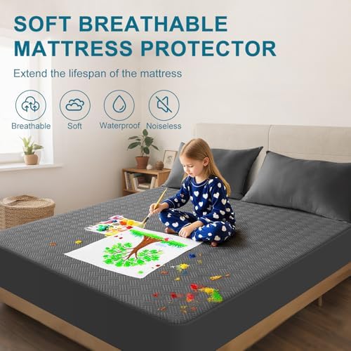 Waterproof California King Size Mattress Protector - Image 3