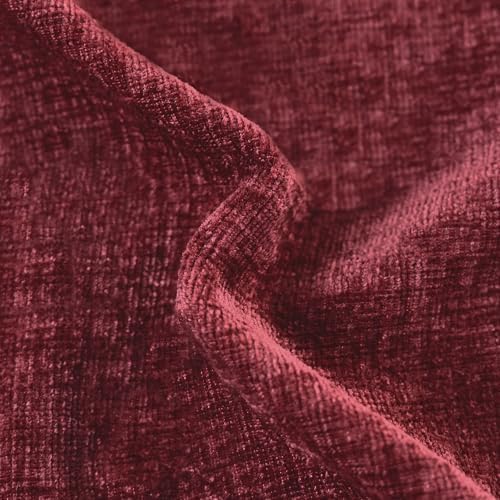 CaliTime Decorative Couch Throw Pillow Covers 16 X 16 Inches Burgundy - Image 2