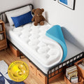 OhGeni Cooling 4 Inch Twin Size Dual Layer Mattress Topper, 2 Inch Gel Memory by OhGeni