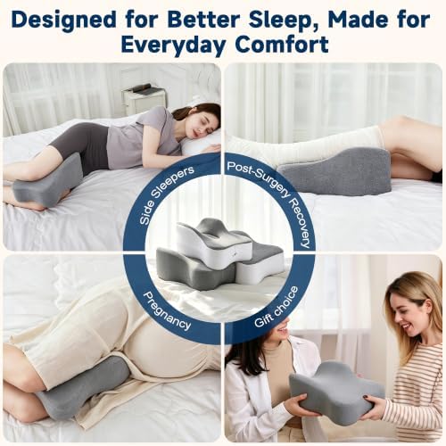 UJPFEO Knee Pillow for Side Sleepers, Leg Pillows for Sciatica, Joints Between - Image 6