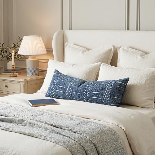 BlissBlush Decorative Long Lumbar Pillow Cover 14x36 - Image 3