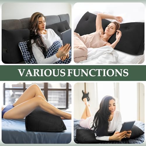 Headboard Pillow Queen, Wall Backrest Wedge Pillow Headboard - Image 6