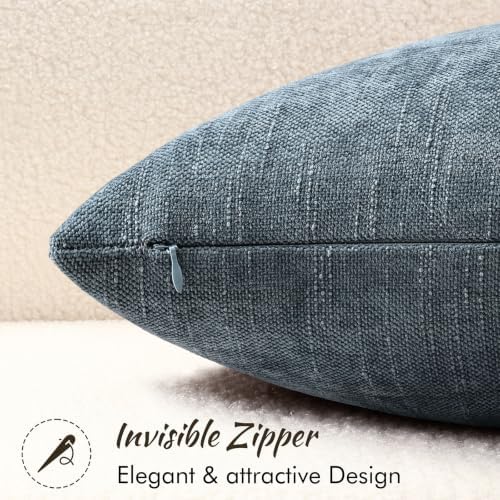 decorUhome Chenille Throw Pillow Covers 26x26 Set of 2 - Image 3