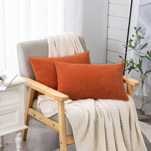 GAWAMAY Lumbar Pillow Decorative Rectangle Throw Pillow Covers 12"x20" Inch Set - Image 4