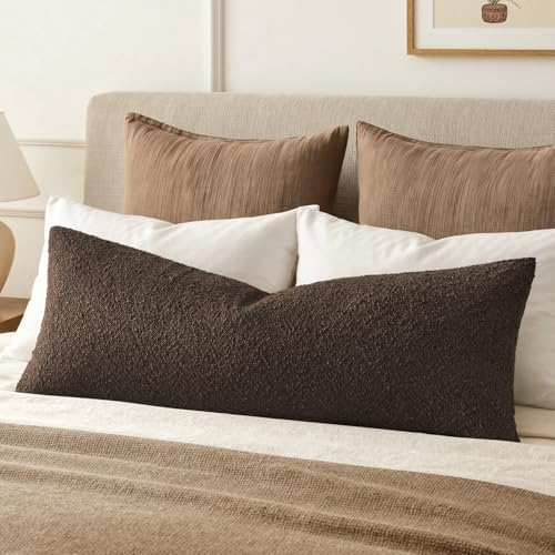 MIULEE Textured Boucle Lumbar Pillow Cover by MIULEE