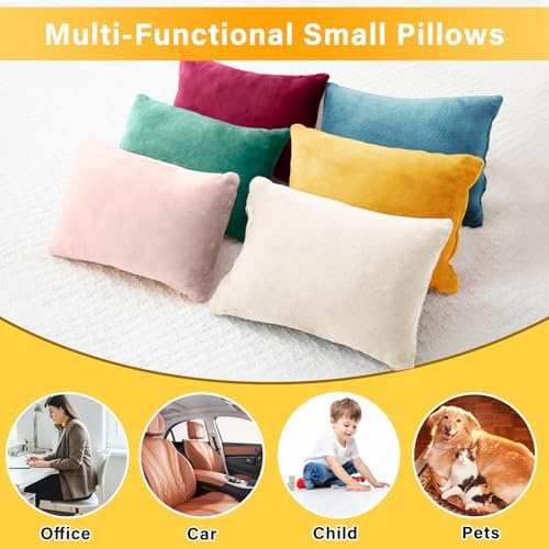 1 MIDDLE ONE 2 Pack Small Pillow, Memory Foam Mini Pillow 11 X 7 Inches - Image 5