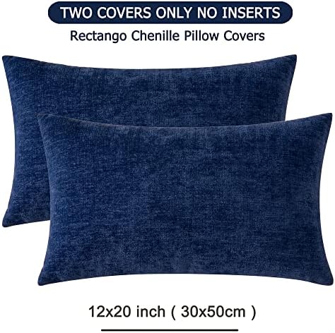 GAWAMAY Lumbar Support Pillow Decorative Rectangle Throw Pillow Covers 12"x20" - Image 6