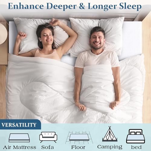 Airensky 2 Inch Memory Foam Mattress Topper, Cooling Gel High Density - Image 6