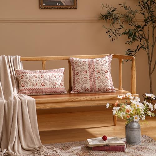 ISAENNE Designer Linen Throw Pillow Cover - Image 3