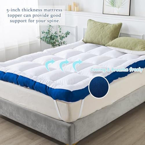 WhatsBedding 4 Inch Memory Foam King Mattress Topper - Image 6